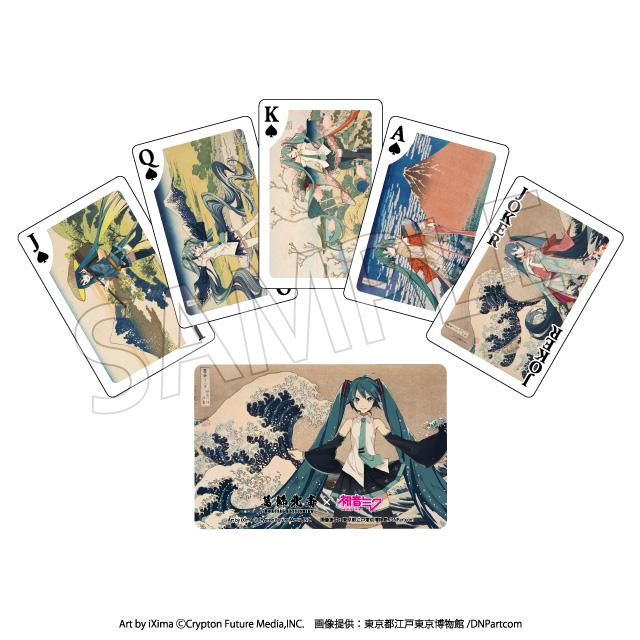 【Pre-order】Hokusai Katsushika x Hatsune Miku - Hatsune Miku Playing Cards (Rerun)