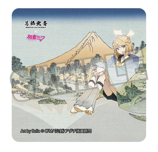 【Pre-order】Hokusai Katsushika x Hatsune Miku - Kagamine Rin Sticker (Rella; Reflection in Lake at Misaka in Kai Province)