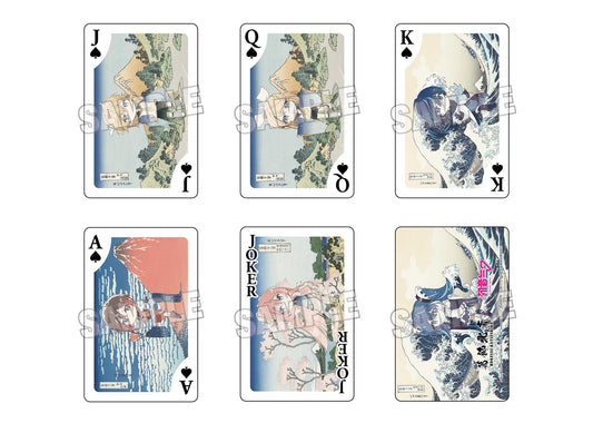 【Pre-order】Hokusai Katsushika x Hatsune Miku -  Playing Cards (by Rella, Mini Character Ver.)