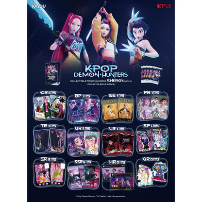 【Pre-order】KPop Demon Hunters -  trading cards (Blind Box, collectible, energy edition)