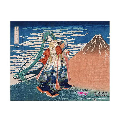 【Pre-order】Hokusai Katsushika x Hatsune Miku iXima - Hatsune Miku Canvas Art (Fine Wind, Clear Morning, Rerun)