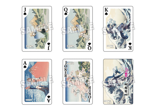 【Pre-order】Hokusai Katsushika x Hatsune Miku - Hatsune Miku Playing Cards (by Rella)