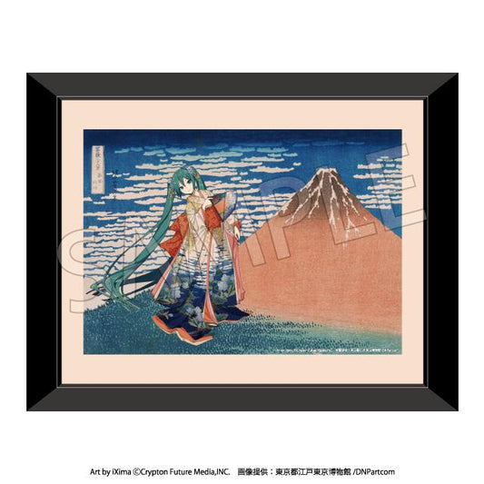 【Pre-order】Hokusai Katsushika x Hatsune Miku - Hatsune Miku Replicate Genga (Thirty-six Views of Mount Fuji Fine Wind, Clear Morning, Rerun)