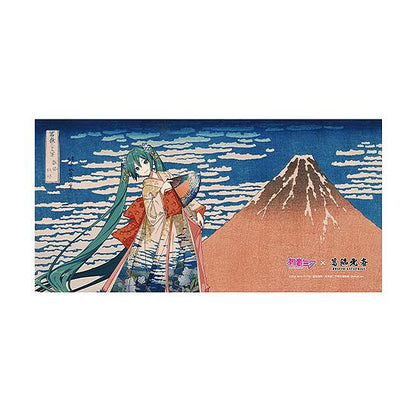 【Pre-order】Hokusai Katsushika x Hatsune Miku by iXima - Hatsune Miku Bath Towel (Fine Wind, Clear Morning, Rerun)