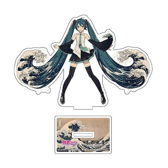 【Pre-order】Hokusai Katsushika x Hatsune Miku - Hatsune Miku Die-Cut Acrylic Stand (by iXima, The Great Wave off Kanagawa, Rerun)