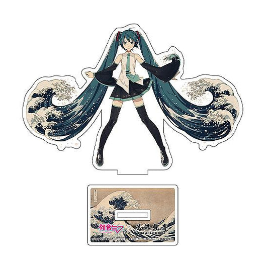 【Pre-order】Hokusai Katsushika x Hatsune Miku - Hatsune Miku Die-Cut Acrylic Stand (by iXima, The Great Wave off Kanagawa, Rerun)