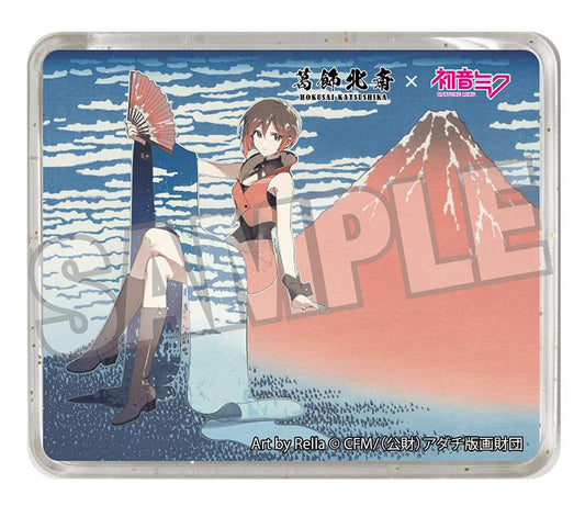 【Pre-order】Hokusai Katsushika x Hatsune Miku - MEIKO 3D Magnet (by Rella; Fine Wind, Clear Morning)