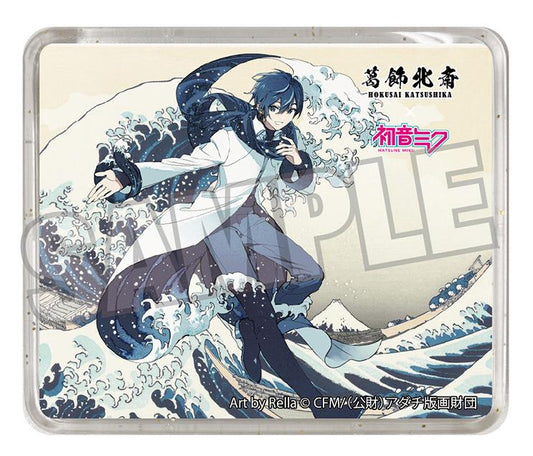 【Pre-order】Hokusai Katsushika x Hatsune Miku - KAITO 3D Magnet (by Rella; The Great Wave off Kanagawa)