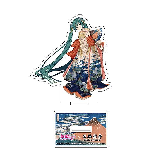 【Pre-order】Hokusai Katsushika x Hatsune Miku by iXima - Hatsune Miku Die-Cut Acrylic Stand (Fine Wind, Clear Morning; Rerun)