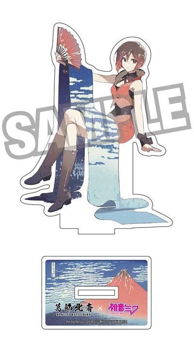 【Pre-order】Hokusai Katsushika x Hatsune Miku - MEIKO Die-cut Acrylic Stand (by Rella; Fine Wind, Clear Morning)