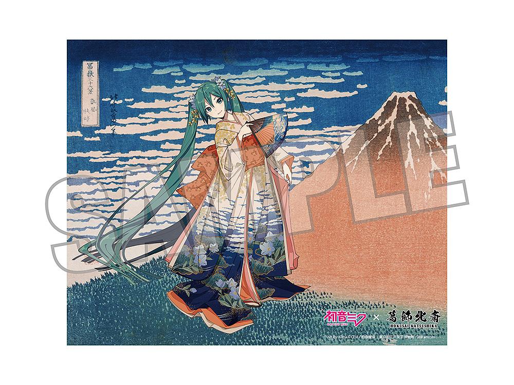 【Pre-order】Hokusai Katsushika x Hatsune Miku iXima - Hatsune Miku Canvas Art (Fine Wind, Clear Morning, Rerun)