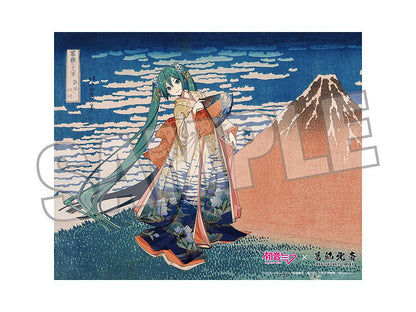 【Pre-order】Hokusai Katsushika x Hatsune Miku iXima - Hatsune Miku Canvas Art (Fine Wind, Clear Morning, Rerun)