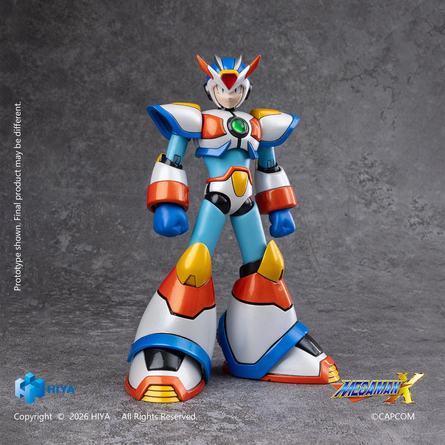 【Pre-order】Mega Man X - X Action Figure (HIYA Exquisite Basic Series None Scale 5.8 Inch Max Armor)