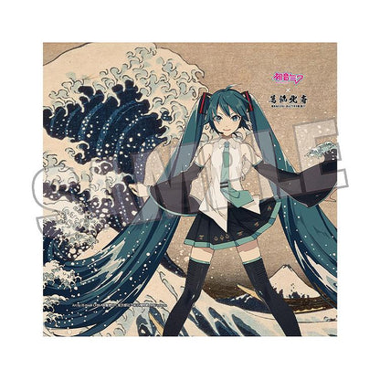 【Pre-order】Hokusai Katsushika x Hatsune Miku - Hatsune Miku Hand Towel (by iXima; The Great Wave off Kanagawa; Rerun)