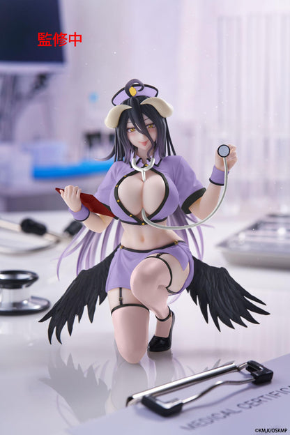 【Pre-order】Overlord - Albedo Desktop Cute Figure (Nurse Ver., Renewal)