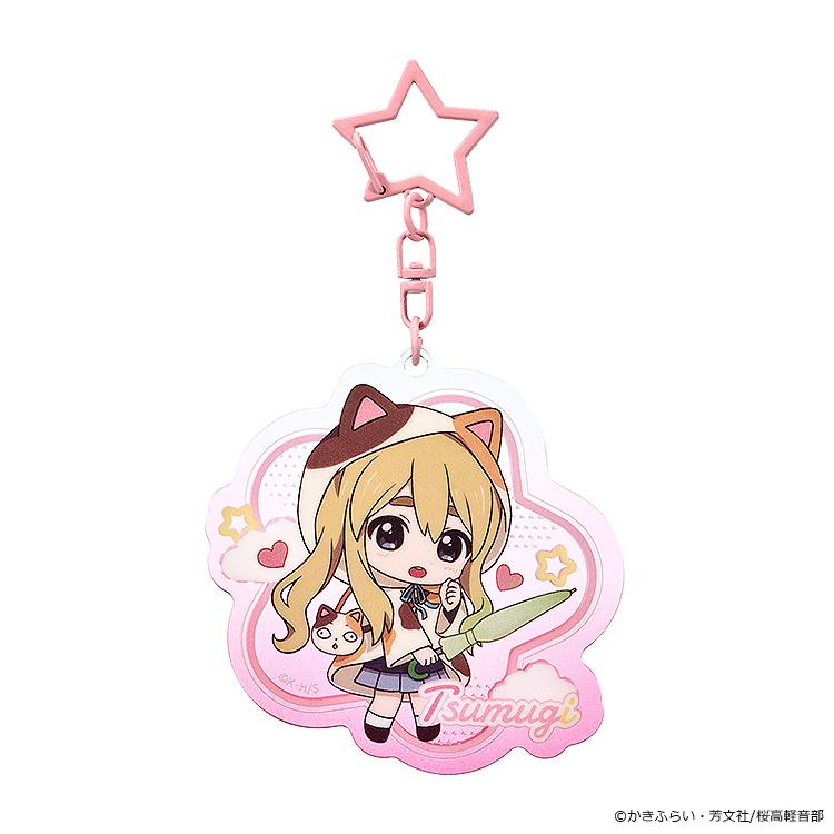 【Pre-order】K-ON! -  Acrylic Keychain (Blind Box; Fluffy Rain Series; Collectible)