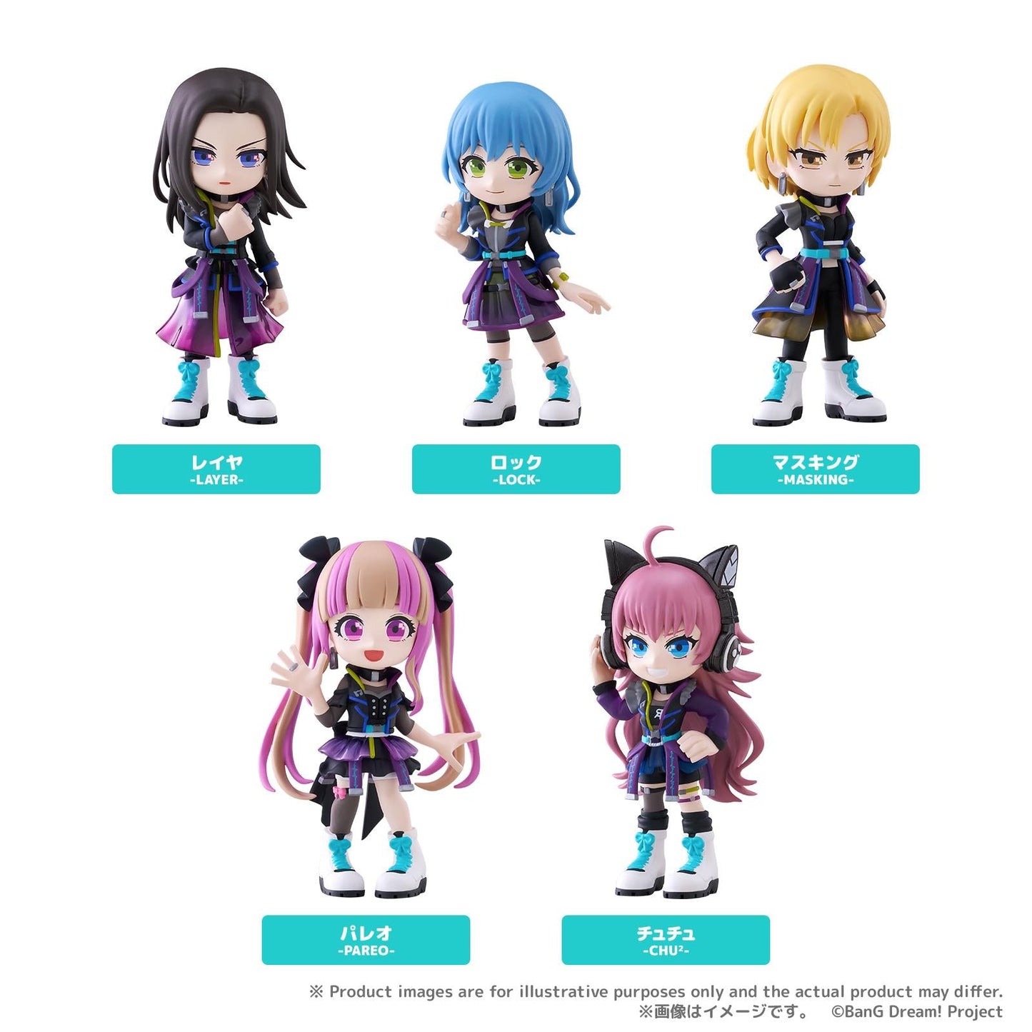 【Pre-order】BanG Dream! RAISE A SUILEN -  figures (PalVerse;Blind Box;Set of 6)