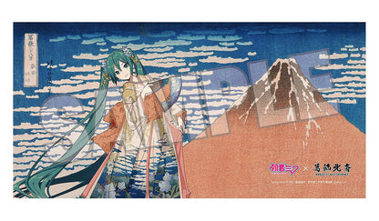 【Pre-order】Hokusai Katsushika x Hatsune Miku by iXima - Hatsune Miku Bath Towel (Fine Wind, Clear Morning, Rerun)