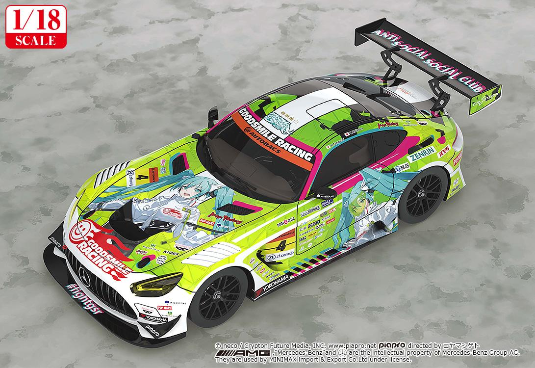 【Pre-order】Hatsune Miku - Hatsune Miku GT Project 1/18 Good Smile Hatsune Miku AMG 2022 Season Opening Ver. (Rerun)(Model Kits)