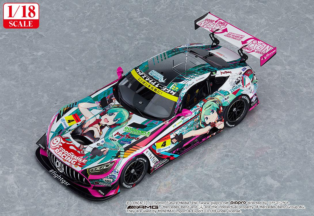 【Pre-order】Hatsune Miku - Hatsune Miku GT Project 1/18th Scale Good Smile Hatsune Miku AMG 2020 SUPER GT Okayama Test Ver. (Rerun)(Model Kits)