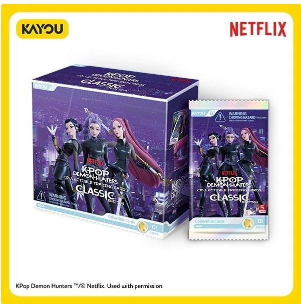 【Pre-order】KPop Demon Hunters -  collectible trading cards (Blind Box; KPOP demon hunter; classic edition 01)