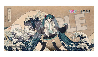 【Pre-order】Hokusai Katsushika x Hatsune Miku by iXima - Hatsune Miku Bath Towel (The Great Wave off Kanagawa,Rerun)