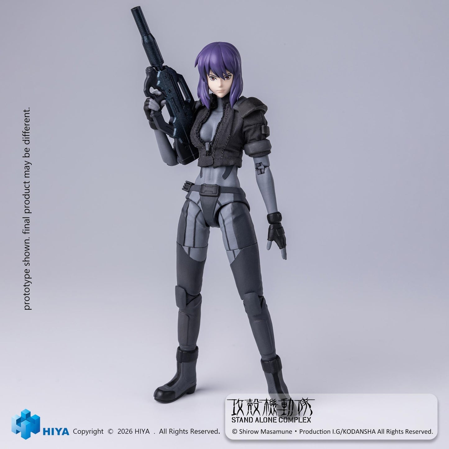 【Pre-order】GHOST IN THE SHELL - Kusanagi Motoko Action Figure (HIYA Exquisite Super Series; 1/12 Scale; 6 Inch; Stand Alone Complex; Battle Suit Version)