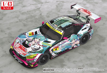 【Pre-order】Hatsune Miku - Hatsune Miku GT Project 1/43rd Scale Good Smile Hatsune Miku AMG: 2019 Ver. (Rerun)(Model Kits)