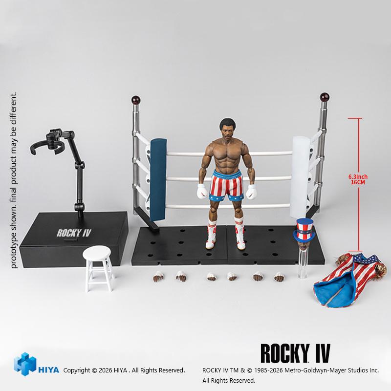 【Pre-order】Rocky IV - Apollo Action Figure (HIYA Exquisite Super Series; 1/12 Scale; 6 Inch)