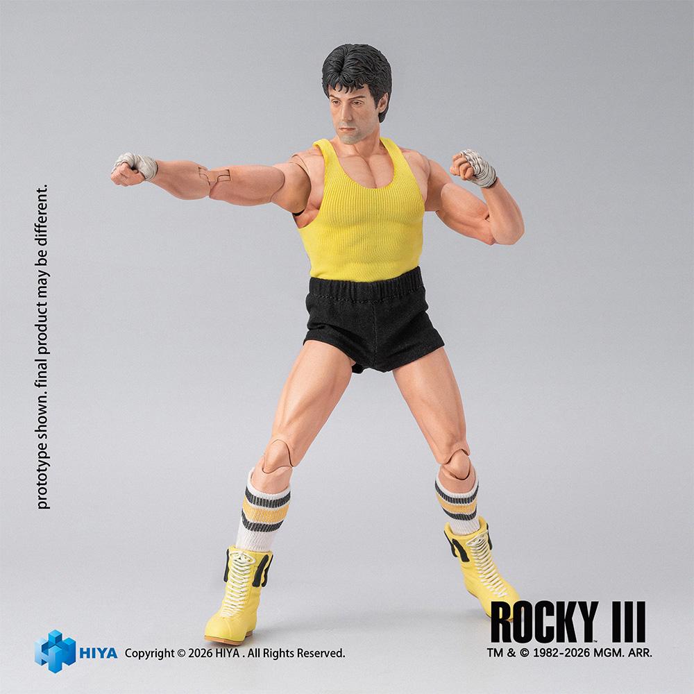 【Pre-order】Rocky III - Rocky Action Figure (HIYA Exquisite Super Series; 1/12 Scale; 6.3 Inch; Boxer Version)