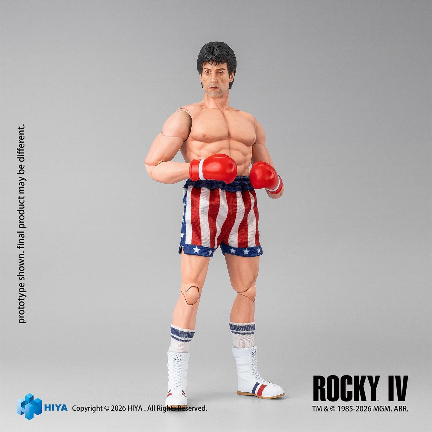 【Pre-order】Rocky IV - Rocky Action Figure (HIYA Exquisite Super Series; 1/12 Scale; 6.3 Inch; Boxer Version)