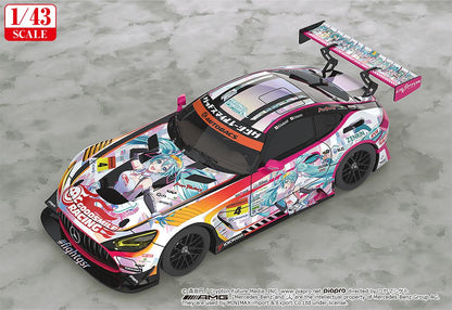 【Pre-order】Hatsune Miku - Hatsune Miku GT Project 1/43rd Scale Good Smile Hatsune Miku AMG 2021 SUPER GT 100th Race Commemorative Ver. (Rerun)(Model Kits)
