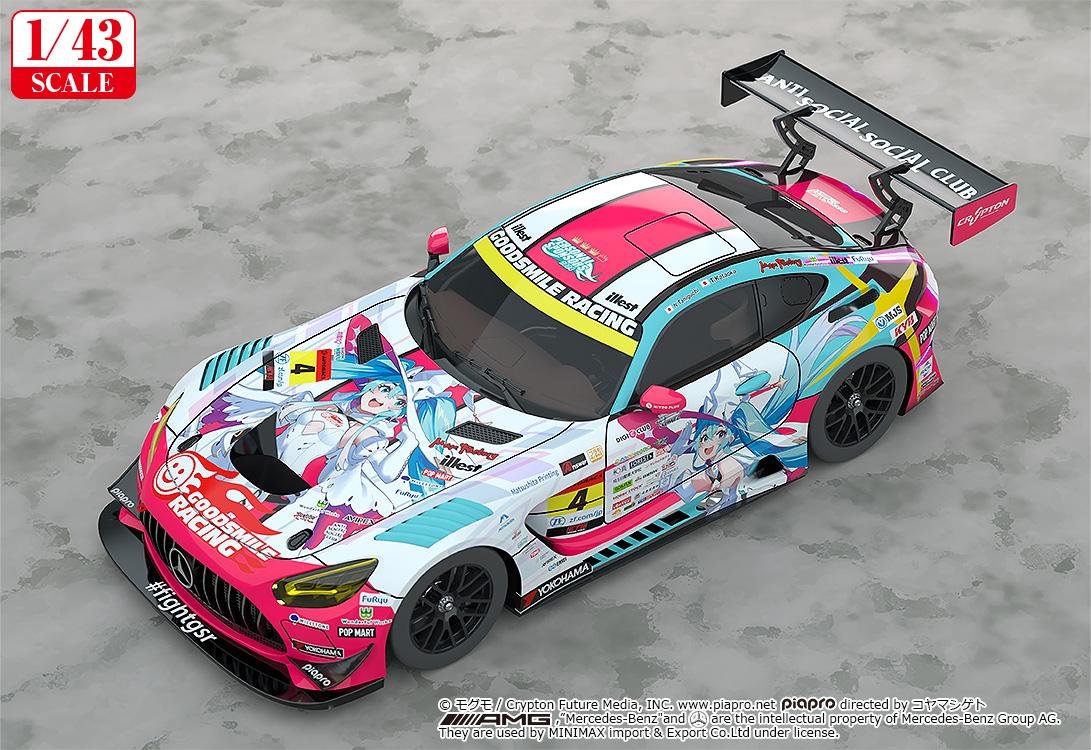 【Pre-order】Hatsune Miku - Hatsune Miku GT Project 1/43 Good Smile Hatsune Miku AMG 2024 Season Opening Ver. (Rerun)(Model Kits)