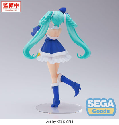 【Pre-order】Hatsune Miku - Hatsune Miku High Premium Figure (Sapphire Christmas Ver.)
