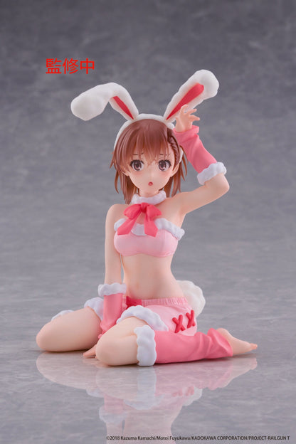 【Pre-order】A Certain Scientific Railgun - Mikoto Misaka MOFLOCK Figure (Fluffy Bunny Ver.)