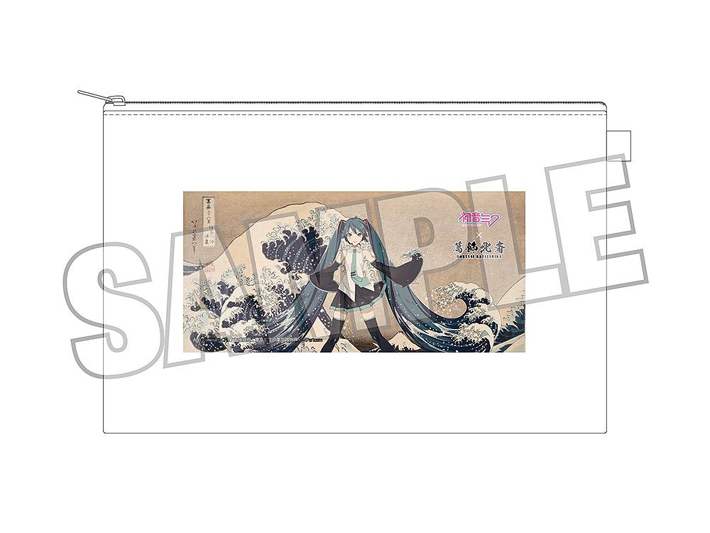 【Pre-order】Hokusai Katsushika x Hatsune Miku - Hatsune Miku Pouch (by iXima; The Great Wave off Kanagawa; Rerun)