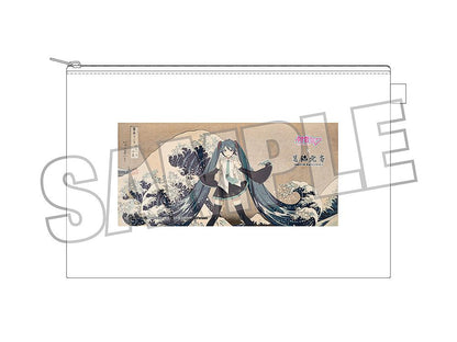 【Pre-order】Hokusai Katsushika x Hatsune Miku - Hatsune Miku Pouch (by iXima; The Great Wave off Kanagawa; Rerun)