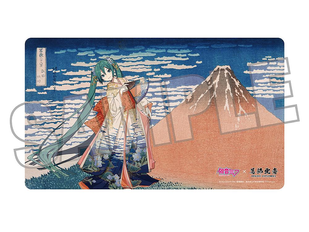 【Pre-order】Hokusai Katsushika x Hatsune Miku by iXima - Hatsune Miku Desk Mat (Fine Wind, Clear Morning, Rerun)