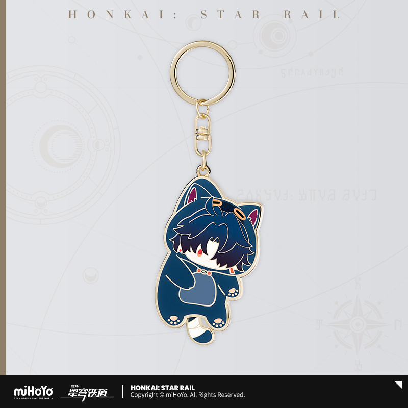 【Pre-order】Honkai: Star Rail - Boys' Dormitory Series Chibi Metal Keychain