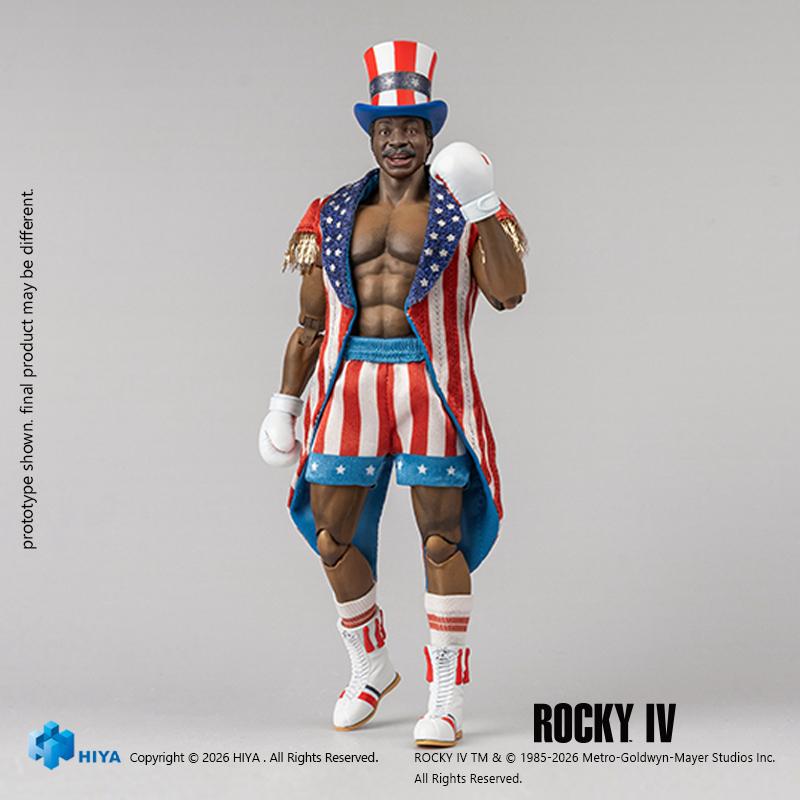 【Pre-order】Rocky IV - Apollo Action Figure (HIYA Exquisite Super Series; 1/12 Scale; 6 Inch)