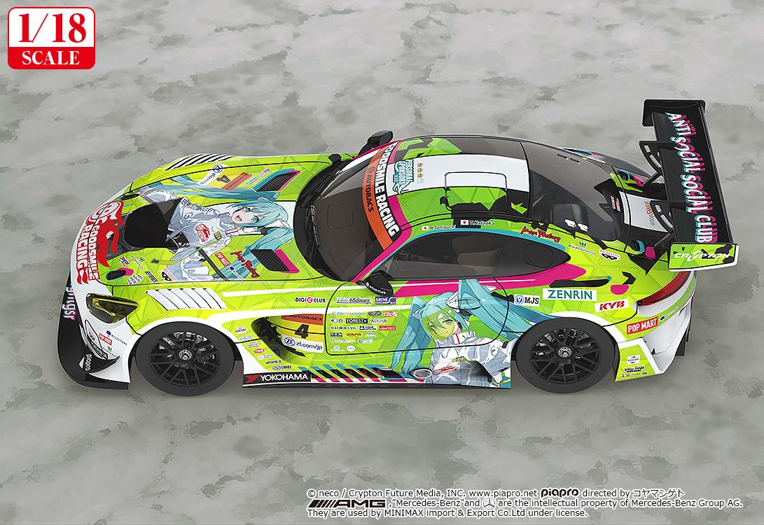 【Pre-order】Hatsune Miku - Hatsune Miku GT Project 1/18 Good Smile Hatsune Miku AMG 2022 Season Opening Ver. (Rerun)(Model Kits)