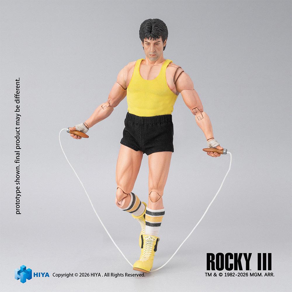 【Pre-order】Rocky III - Rocky Action Figure (HIYA Exquisite Super Series; 1/12 Scale; 6.3 Inch; Boxer Version)
