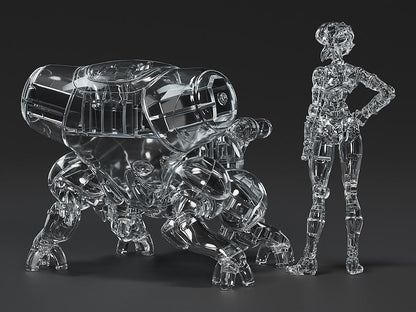 【Pre-order】Ghost in the Shell - Motoko Kusanagi, Fuchikoma PLAMAX minimum factory MF-96 (Manga Edition; Thermoptic Camouflage Ver.)