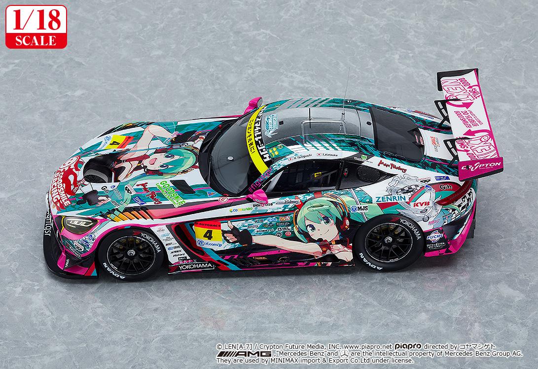 【Pre-order】Hatsune Miku - Hatsune Miku GT Project 1/18th Scale Good Smile Hatsune Miku AMG 2020 SUPER GT Okayama Test Ver. (Rerun)(Model Kits)