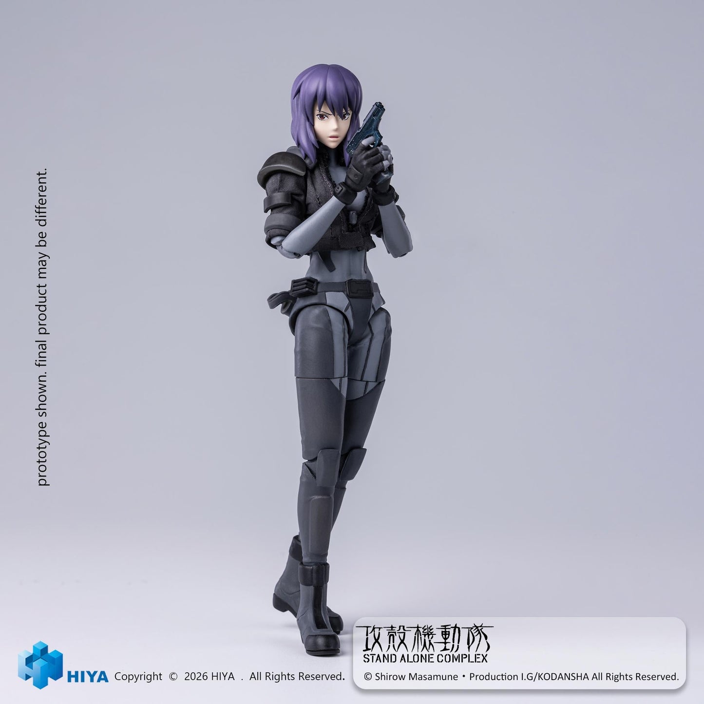 【Pre-order】GHOST IN THE SHELL - Kusanagi Motoko Action Figure (HIYA Exquisite Super Series; 1/12 Scale; 6 Inch; Stand Alone Complex; Battle Suit Version)