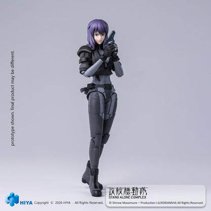 【Pre-order】GHOST IN THE SHELL - Kusanagi Motoko Action Figure (HIYA Exquisite Super Series; 1/12 Scale; 6 Inch; Stand Alone Complex; Battle Suit Version)