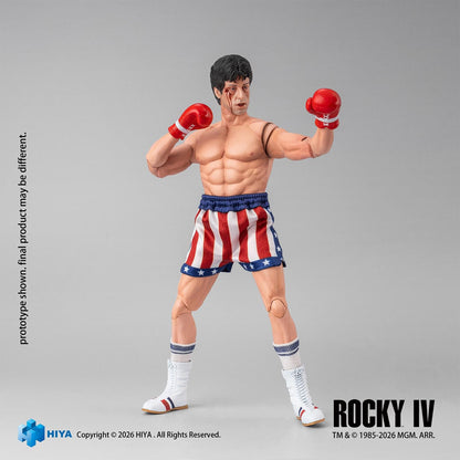 【Pre-order】Rocky IV - Rocky Action Figure (HIYA Exquisite Super Series; 1/12 Scale; 6.3 Inch; Boxer Version)