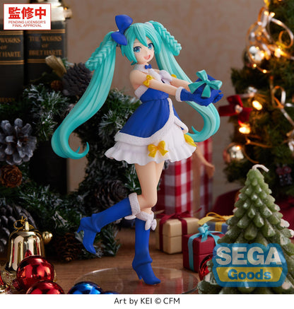 【Pre-order】Hatsune Miku - Hatsune Miku High Premium Figure (Sapphire Christmas Ver.)