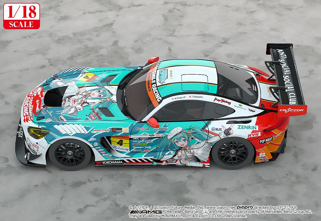 【Pre-order】Hatsune Miku GT Project - Hatsune Miku Model Kits (1/18 Good Smile; AMG 2023 Season Opening Ver.; Rerun)