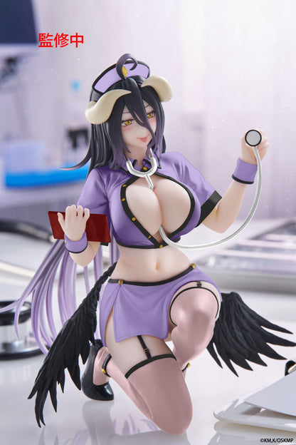 【Pre-order】Overlord - Albedo Desktop Cute Figure (Nurse Ver., Renewal)